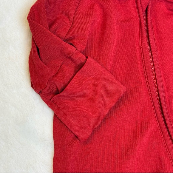 Little Sleepies Vibrant Red sleeper Christmas bamboo soft - Picture 6 of 7